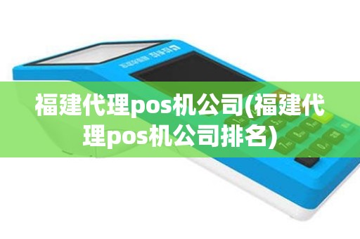 福建代理pos机公司(福建代理pos机公司排名)