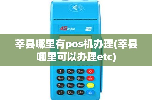 莘县哪里有pos机办理(莘县哪里可以办理etc)