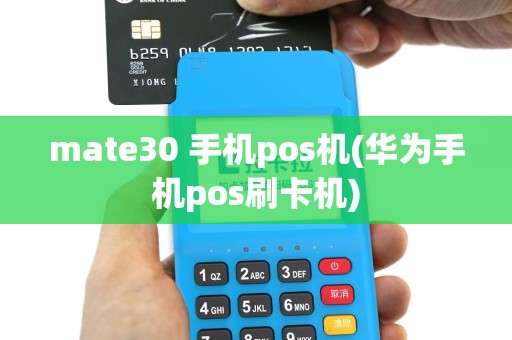 mate30 手机pos机(华为手机pos刷卡机)