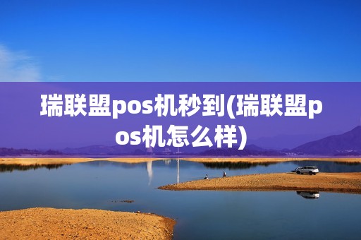 瑞联盟pos机秒到(瑞联盟pos机怎么样)