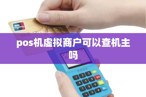 pos机虚拟商户可以查机主吗
