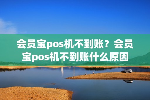 会员宝pos机不到账？会员宝pos机不到账什么原因