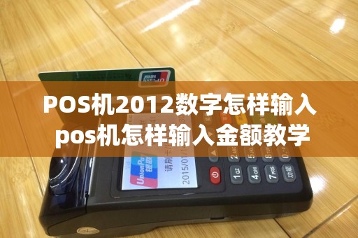 POS机2012数字怎样输入 pos机怎样输入金额教学