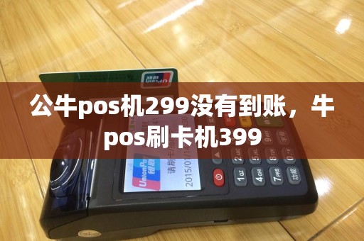 公牛pos机299没有到账，牛pos刷卡机399