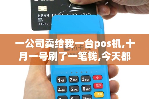 一公司卖给我一台pos机,十月一号刷了一笔钱,今天都还不...