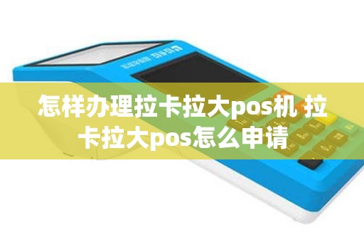 怎样办理拉卡拉大pos机 拉卡拉大pos怎么申请