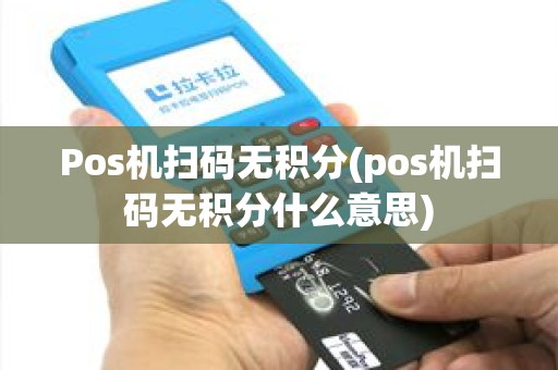 Pos机扫码无积分(pos机扫码无积分什么意思)