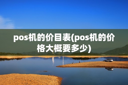pos机的价目表(pos机的价格大概要多少)