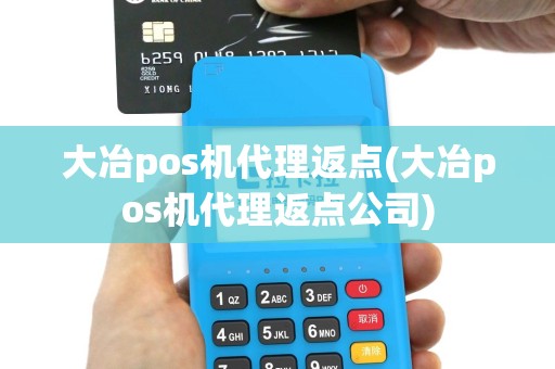 大冶pos机代理返点(大冶pos机代理返点公司)
