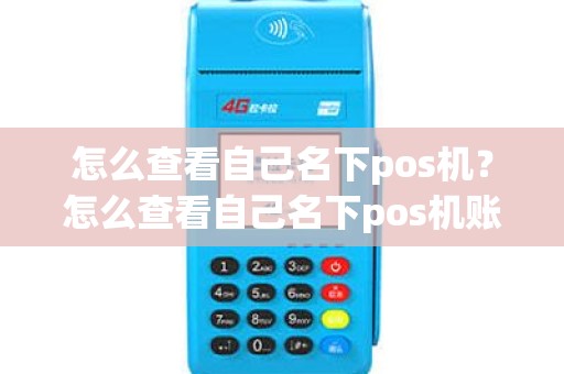 怎么查看自己名下pos机？怎么查看自己名下pos机账户