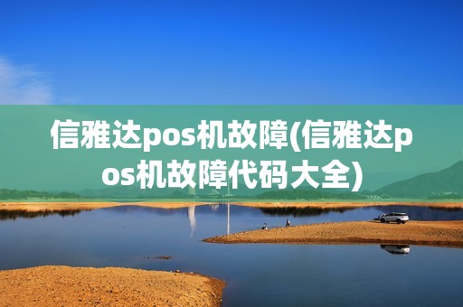 信雅达pos机故障(信雅达pos机故障代码大全)