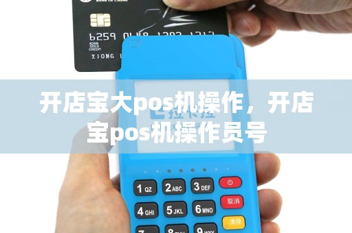开店宝大pos机操作，开店宝pos机操作员号
