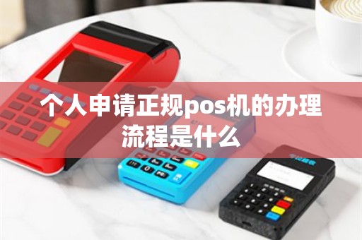 个人申请正规pos机的办理流程是什么