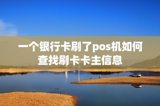 一个银行卡刷了pos机如何查找刷卡卡主信息