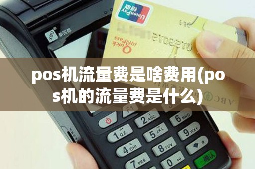 pos机流量费是啥费用(pos机的流量费是什么)