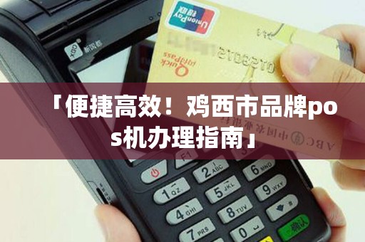 「便捷高效！鸡西市品牌pos机办理指南」