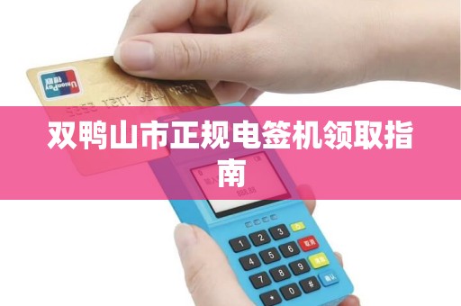 双鸭山市正规电签机领取指南