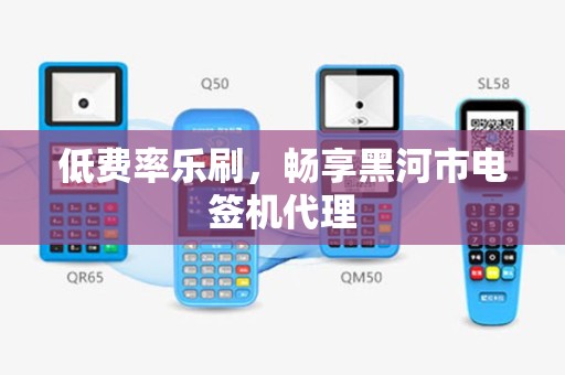 低费率乐刷，畅享黑河市电签机代理
