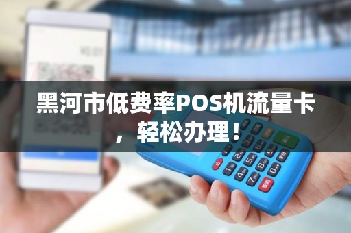 黑河市低费率POS机流量卡，轻松办理！