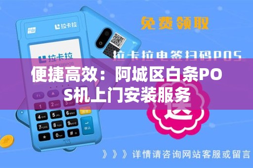 便捷高效：阿城区白条POS机上门安装服务