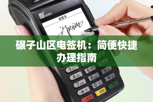 碾子山区电签机：简便快捷办理指南