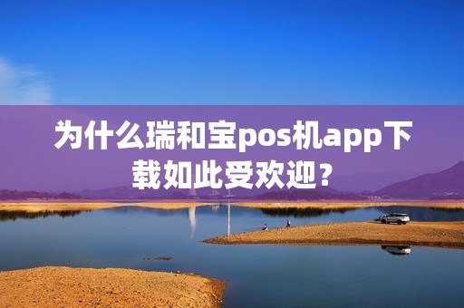 为什么瑞和宝pos机app下载如此受欢迎？