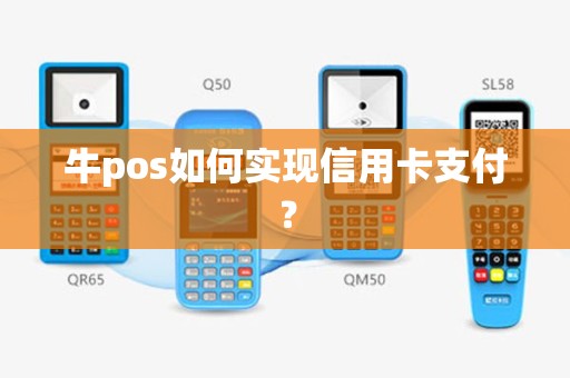 牛pos如何实现信用卡支付？