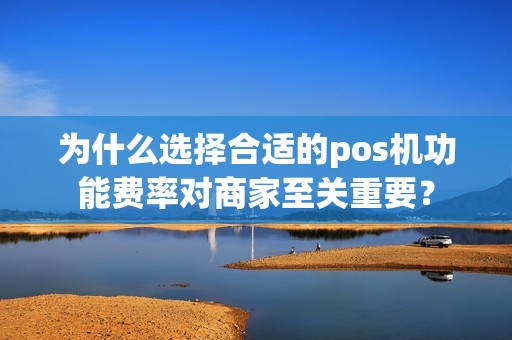 为什么选择合适的pos机功能费率对商家至关重要？