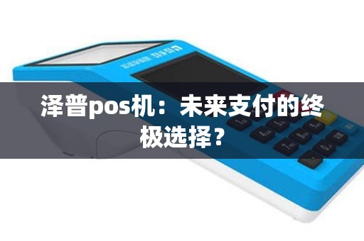 泽普pos机：未来支付的终极选择？