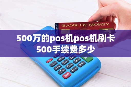 500万的pos机pos机刷卡500手续费多少