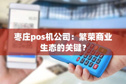 枣庄pos机公司：繁荣商业生态的关键？