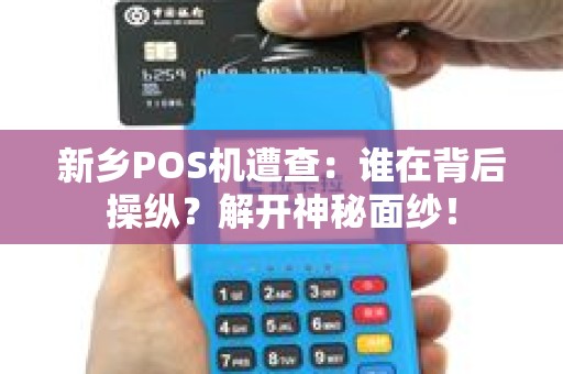 新乡POS机遭查：谁在背后操纵？解开神秘面纱！