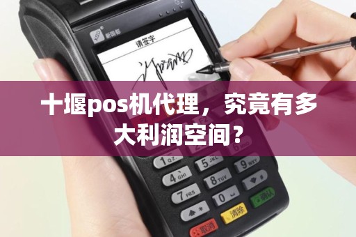 十堰pos机代理，究竟有多大利润空间？