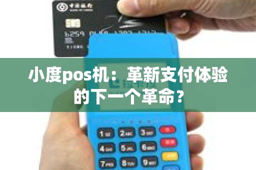 小度pos机：革新支付体验的下一个革命？