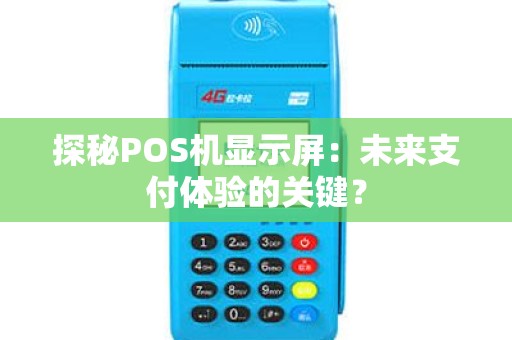 探秘POS机显示屏：未来支付体验的关键？