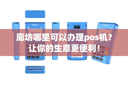 廊坊哪里可以办理pos机？让你的生意更便利！