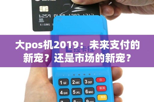 大pos机2019：未来支付的新宠？还是市场的新宠？