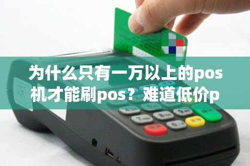 为什么只有一万以上的pos机才能刷pos？难道低价pos机就无法完成交易？