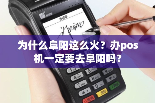 为什么阜阳这么火？办pos机一定要去阜阳吗？
