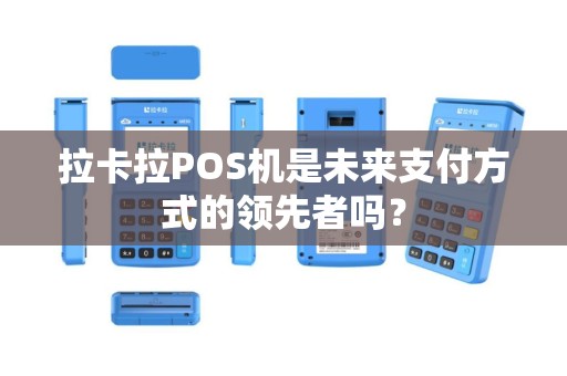 拉卡拉POS机是未来支付方式的领先者吗？