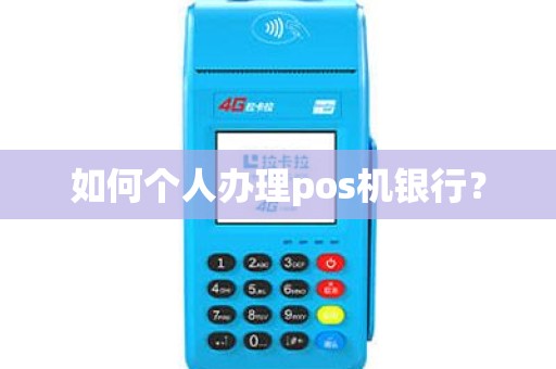 如何个人办理pos机银行？