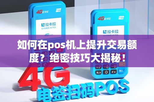 如何在pos机上提升交易额度？绝密技巧大揭秘！